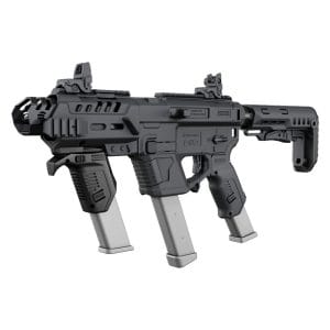 ערכת הסבה +PIX תואם M4 - מותאם למגוון אקדחים (ללא C) - שחור - בזוית