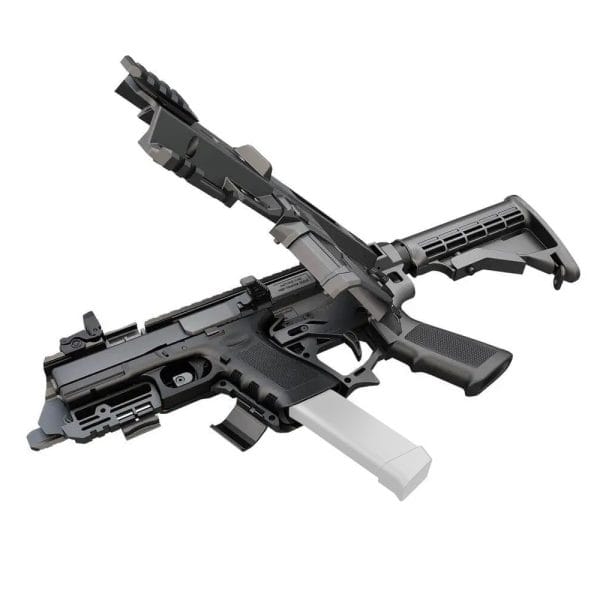 ערכת הסבה +PIX תואם M4 - מותאם למגוון אקדחים (ללא C) - שחור - פתוח לדוגמא