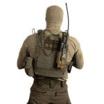 ווסט לוחם Plate Carrier דגם X-Ray - מוצג לדוגמא על לוחם - מאחורה