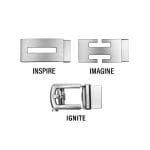 אבזם SLIM קלאסי לחגורה דקה 1.125" KORE