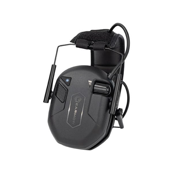 אוזניות מגן דגם M300T - שחור - בזוית תוצרת Earmor
