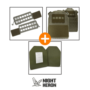 בנדל ווסט לוחם Night Heron + שתי פלטות מיגון FMS 10X12 בשימוש כוחות הביטחון